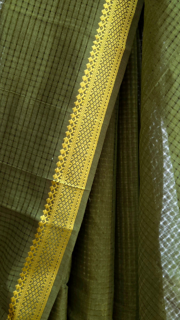 'VILASINI' Handwoven Mangalagiri Cotton Saree