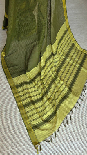 'VILASINI' Handwoven Mangalagiri Cotton Saree