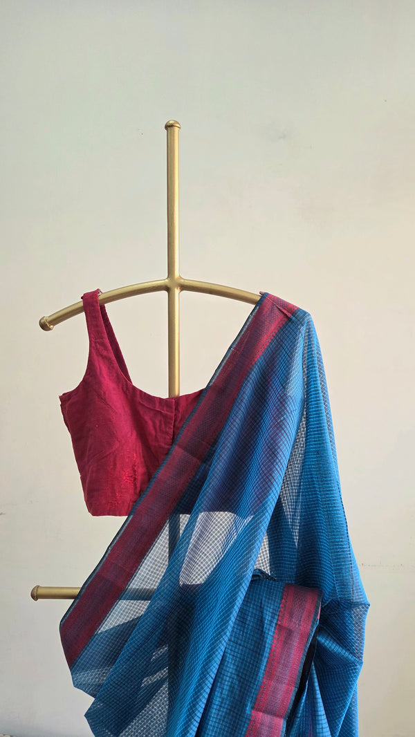 'NITYAKALYANI' Handwoven Mangalagiri Cotton Saree