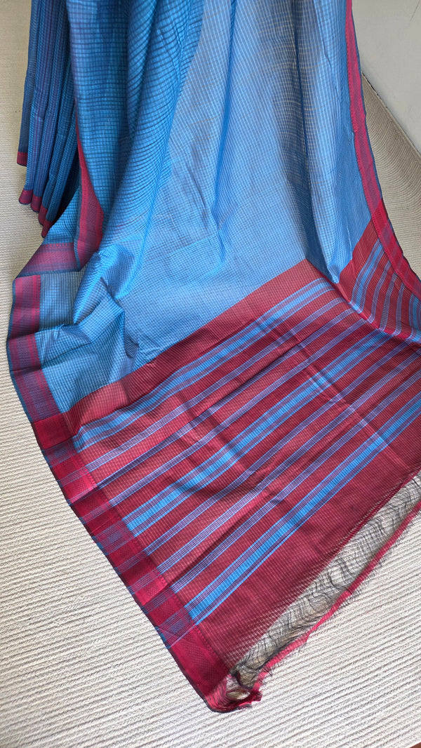 'NITYAKALYANI' Handwoven Mangalagiri Cotton Saree