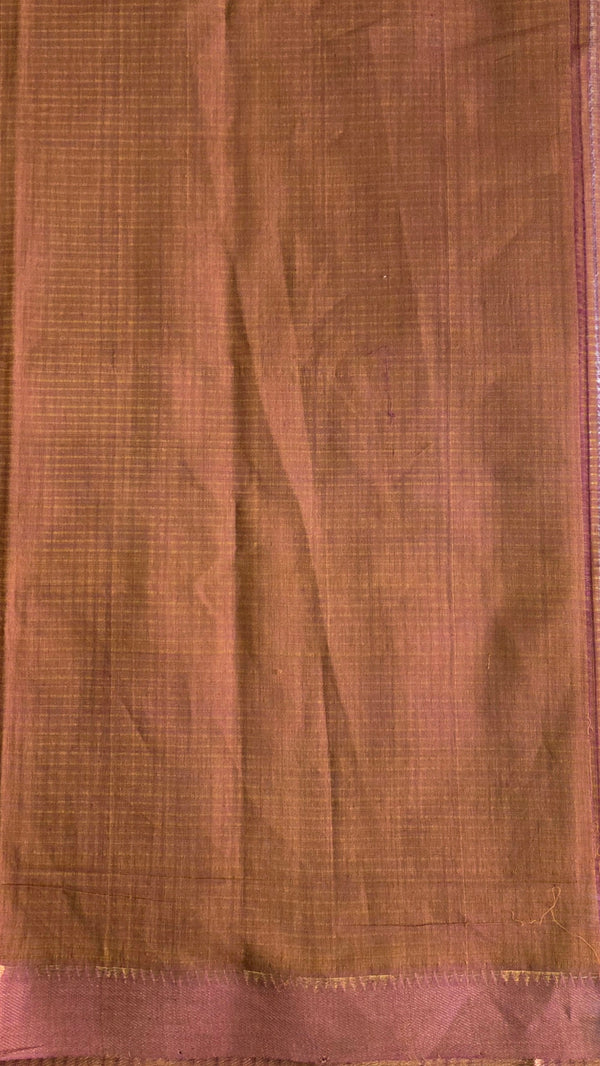 'GOMEDHAKA' Handwoven Mangalagiri Cotton Saree