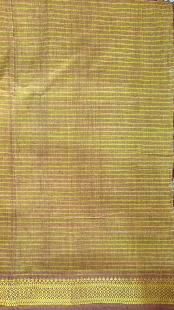 'BAARMASI' Handwoven Mangalagiri Cotton Saree
