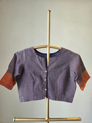 'SHADOW ORCHAD' Patteda Anchu Cotton Blouse