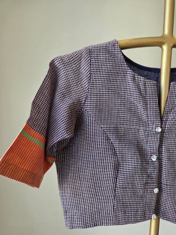 'SHADOW ORCHAD' Patteda Anchu Cotton Blouse