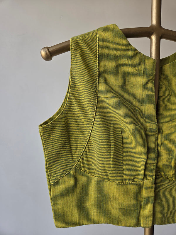 'MEADOW MIST' Aane Hejje Cotton Blouse