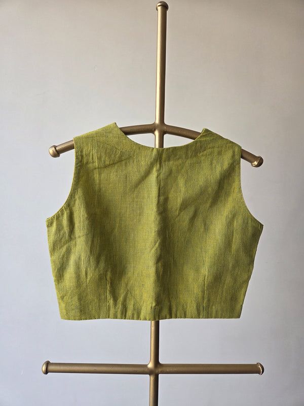 'MEADOW MIST' Aane Hejje Cotton Blouse