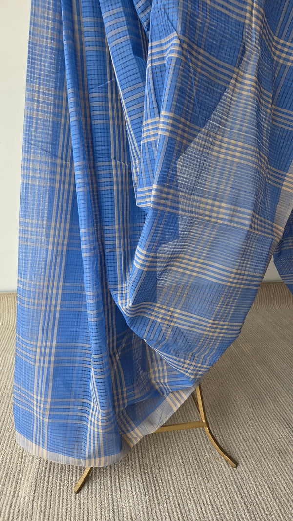 'HAMSIKA' Handwoven Mangalagiri Cotton Saree