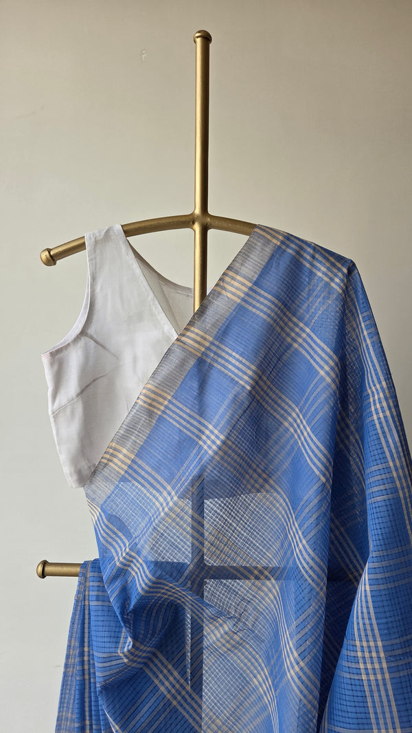 'HAMSIKA' Handwoven Mangalagiri Cotton Saree