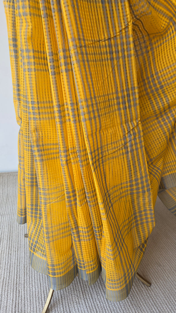 'KANAKAM' Handwoven Mangalagiri Cotton Saree