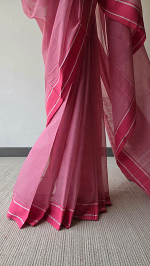 'KAMALIKA' Handwoven Begumpuri Cotton Saree