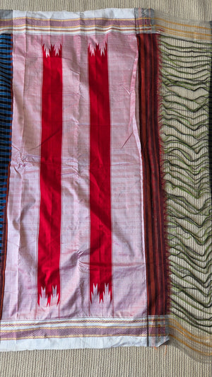 'LAKKAVALLI' Handwoven Ilkal Pure Cotton Saree