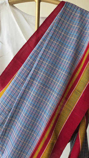 'HONNEMARADU' Handwoven Ilkal Pure Cotton Saree