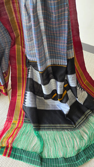 'HONNEMARADU' Handwoven Ilkal Pure Cotton Saree