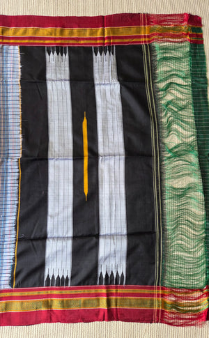 'HONNEMARADU' Handwoven Ilkal Pure Cotton Saree