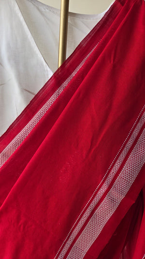 'AYYANAKERE' Handwoven Ilkal Pure Cotton Saree