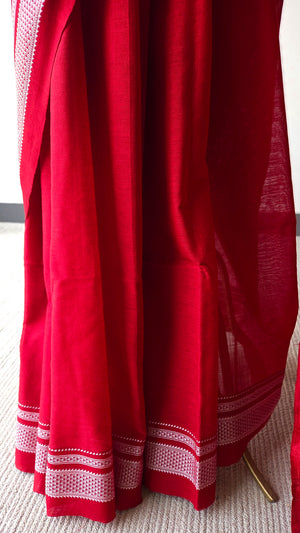 'AYYANAKERE' Handwoven Ilkal Pure Cotton Saree