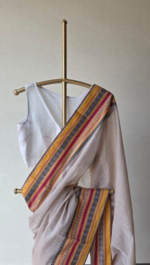 'ANWESHA: Ganga' Handwoven Begumpuri Saree