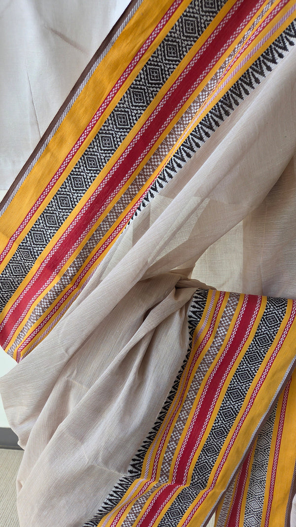 'ANWESHA: Ganga' Handwoven Begumpuri Saree