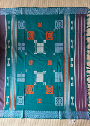 'INDRANEEL' Handwoven Begumpuri Saree