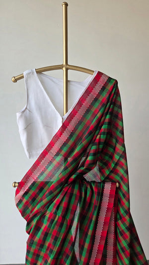 'JABA' Handwoven Begumpuri Saree