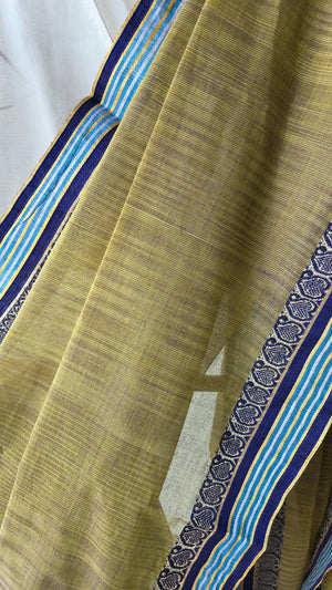 'SHEDIN DUPHURE' Handwoven Cotton Dhonekhali Saree