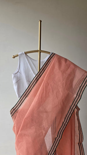 'SANDHYA AARATI' Handwoven Cotton Dhonekhali Saree