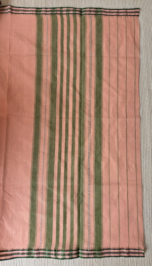 'SANDHYA AARATI' Handwoven Cotton Dhonekhali Saree
