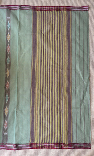 'AANCHOLER CHHAYA' Handwoven Cotton Dhonekhali Saree