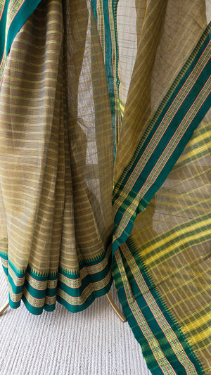 'ALAYA' Handwoven Narayanpet Cotton Saree