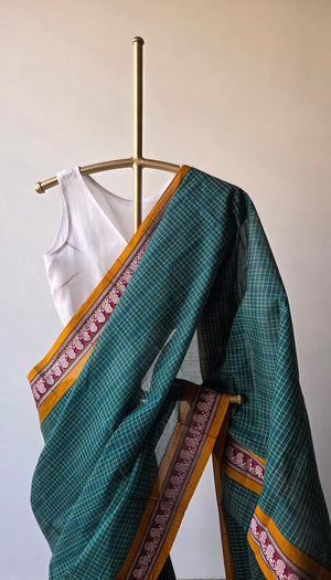 'PEETHA' Handwoven Narayanpet Cotton Saree