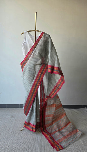 'SHILA' Handwoven Narayanpet Cotton Saree