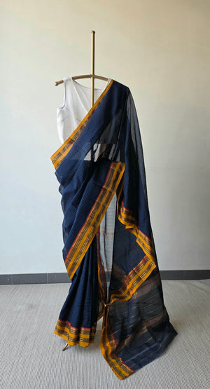 'HARATI' Handwoven Narayanpet Cotton Saree