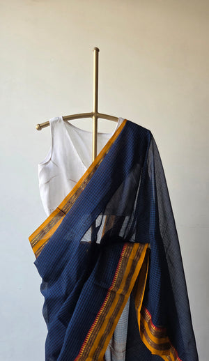 'HARATI' Handwoven Narayanpet Cotton Saree