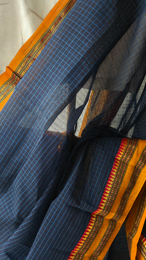 'HARATI' Handwoven Narayanpet Cotton Saree