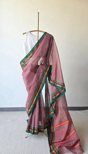 'KANTI' Handwoven Narayanpet Cotton Saree