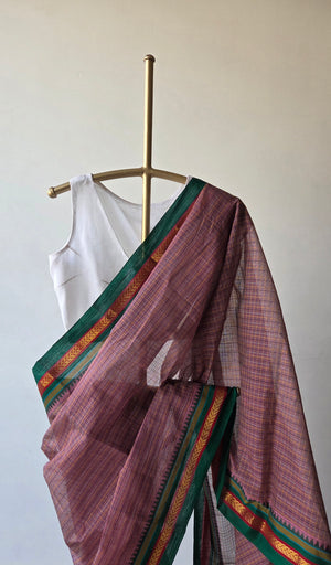 'KANTI' Handwoven Narayanpet Cotton Saree