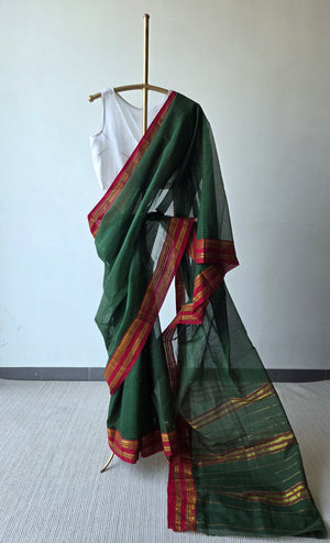 'GIRI' Handwoven Narayanpet Cotton Saree