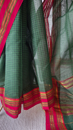 'GIRI' Handwoven Narayanpet Cotton Saree