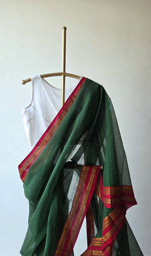 'GIRI' Handwoven Narayanpet Cotton Saree