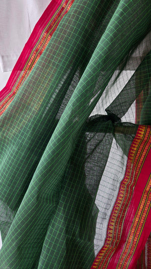 'GIRI' Handwoven Narayanpet Cotton Saree