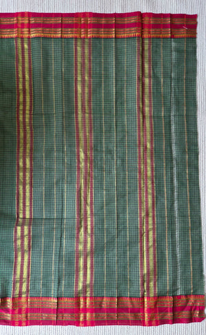 'GIRI' Handwoven Narayanpet Cotton Saree