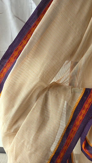 'SIRI' Handwoven Narayanpet Cotton Saree