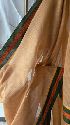 'GHAT' Handwoven Narayanpet Cotton Saree