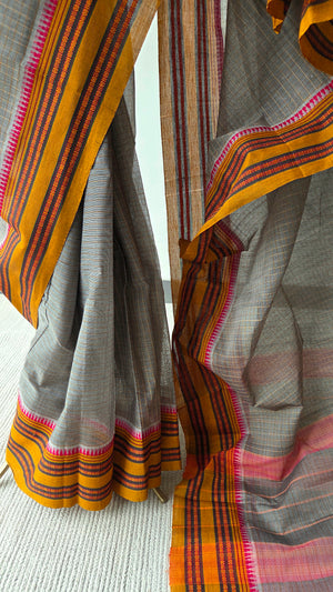 'MANDAPA' Handwoven Narayanpet Cotton Saree