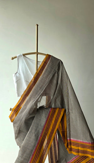 'MANDAPA' Handwoven Narayanpet Cotton Saree