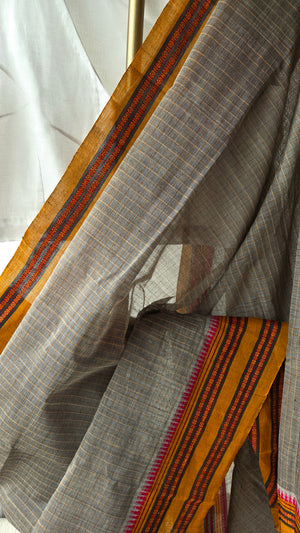 'MANDAPA' Handwoven Narayanpet Cotton Saree