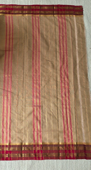 'DEEPA' Handwoven Narayanpet Cotton Saree
