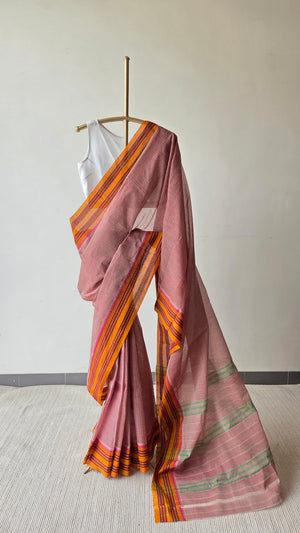 'RATHA' Handwoven Narayanpet Cotton Saree