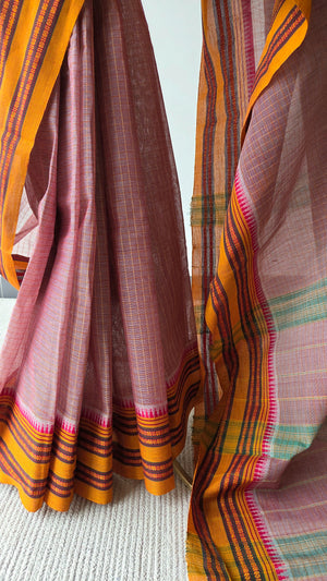 'RATHA' Handwoven Narayanpet Cotton Saree