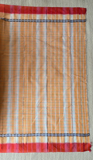 'SIMHA' Handwoven Narayanpet Cotton Saree